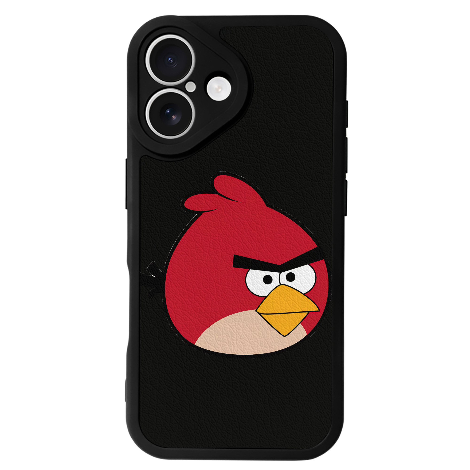 （画像用） Angry Birds アングリーバード 【iPhone 16シリーズ対応】シリコンスマホケース（レザー調） 材質：シリコン